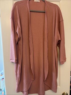 NWOT The Morgan Mauve Long Cardigan